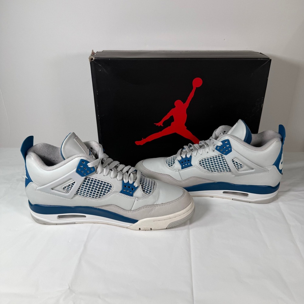 Jordan 4 Retro Military Blue 2024 Industrial FV5029-141 SIZE 11